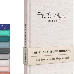 Ежедник The 6 minute Diary (бежевый)